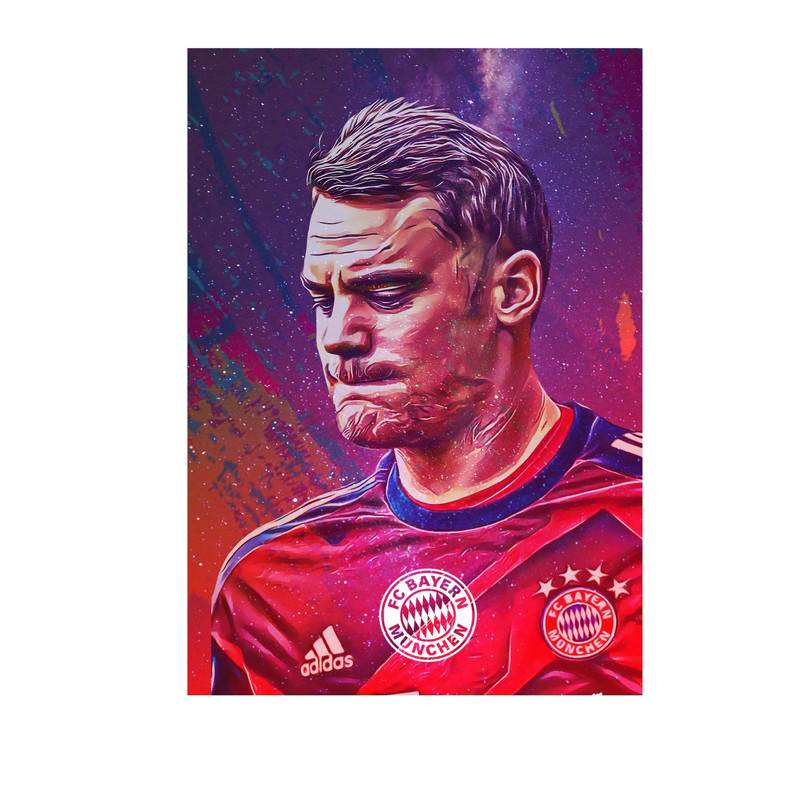 تابلو شاسی مدل مانوئل نویر کد 4011 | دنیای قاب