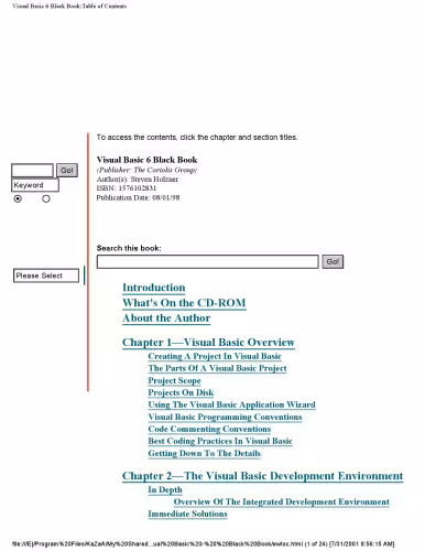 خرید و دانلود نسخه کامل کتاب Visual Basic 6 black book: indispensable problem solver