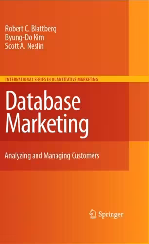 خرید و دانلود نسخه کامل کتاب Database Marketing: Analyzing and Managing Customers