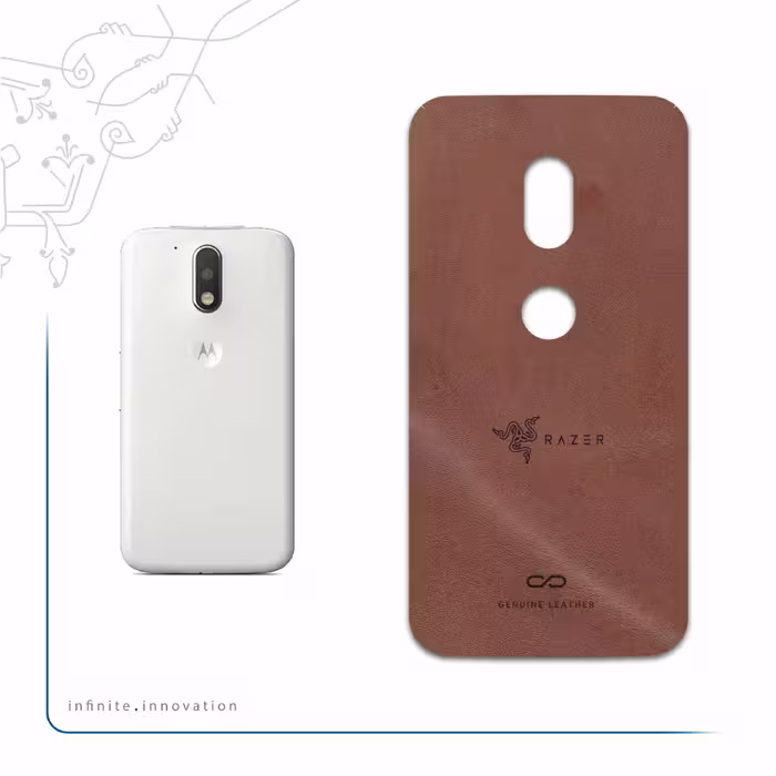 برچسب پوششی ماهوت مدل MNL-RZR مناسب برای گوشی موبایل موتورولا Moto G4 Play