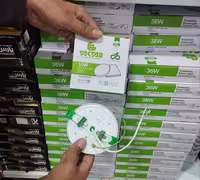 چراغ پنلی تکتاب 10 وات توکار سایزشو   (دایره)