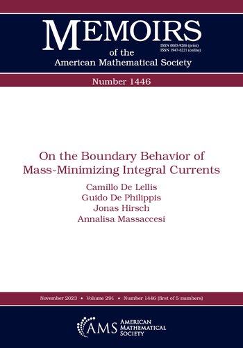 خرید و دانلود نسخه کامل کتاب On the Boundary Behavior of Mass-Minimizing Integral Currents