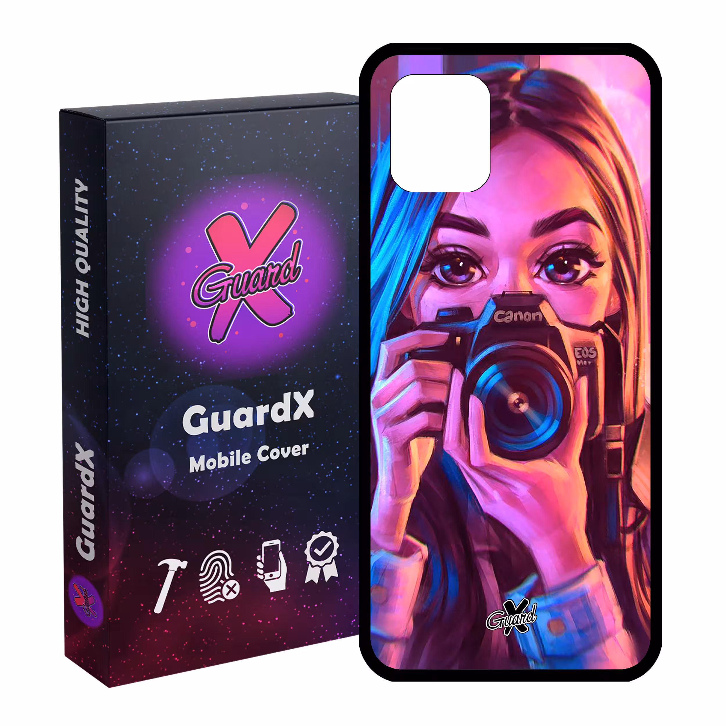کاور گارد ایکس طرح دختر مدل Glass10288 مناسب برای گوشی موبایل سامسونگ Galaxy Note 10 Lite