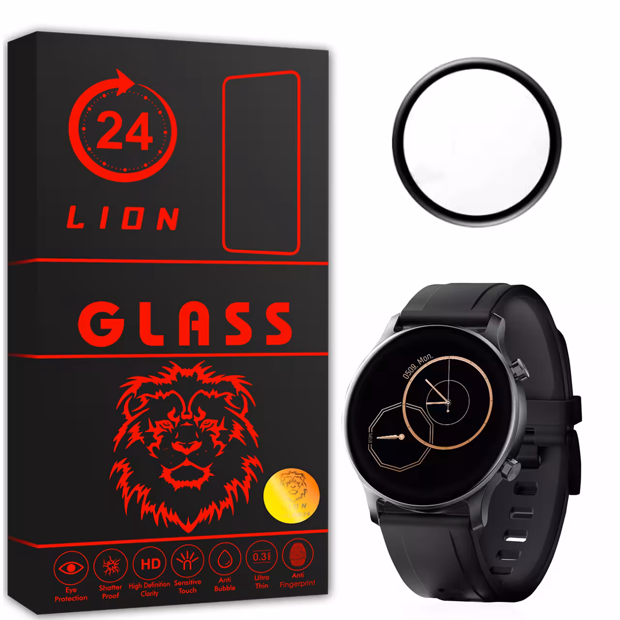 محافظ صفحه نمایش لاین مدل RT007 مناسب برای ساعت هوشمند هایلو RS3 LS04