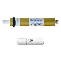 فیلتر ممبران دستگاه تصفیه آب آکوا پیورست مدل AP- GOLD 75G به همراه محدود کننده فاضلاب مدل FLOW 300