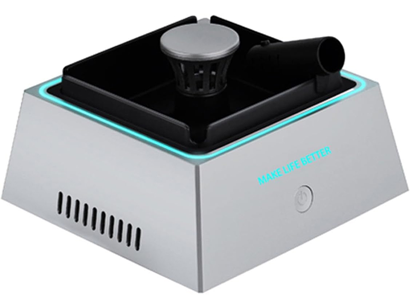 زیرسیگاری تصفیه هوا بدون دود با نور ال‌ای‌دی چند منظوره Smokeless 2 in 1 Air Purifier Ashtray Air Purifier Ashtrays with LED Light