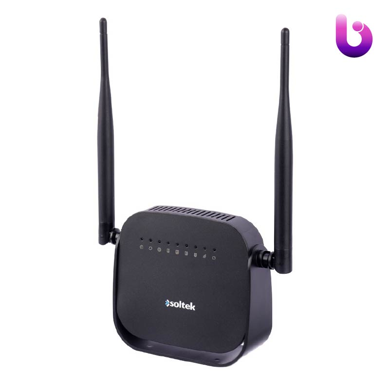 مودم روتر 2 آنتن Soltek ST-WM305N N300 ADSL2  300Mbps