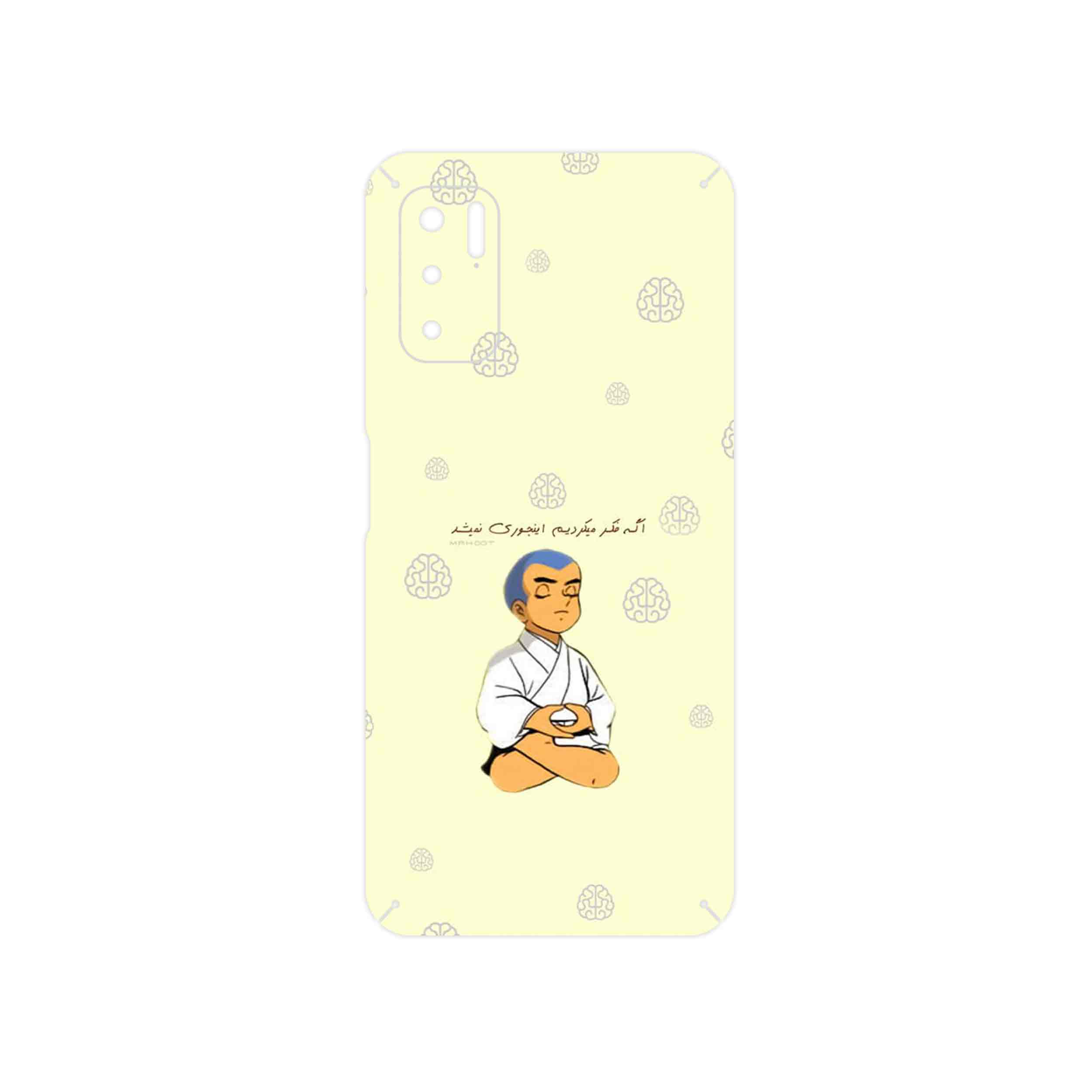 برچسب پوششی ماهوت مدل Ikkyu-san مناسب برای گوشی موبایل شیائومی Redmi Note 10 5G