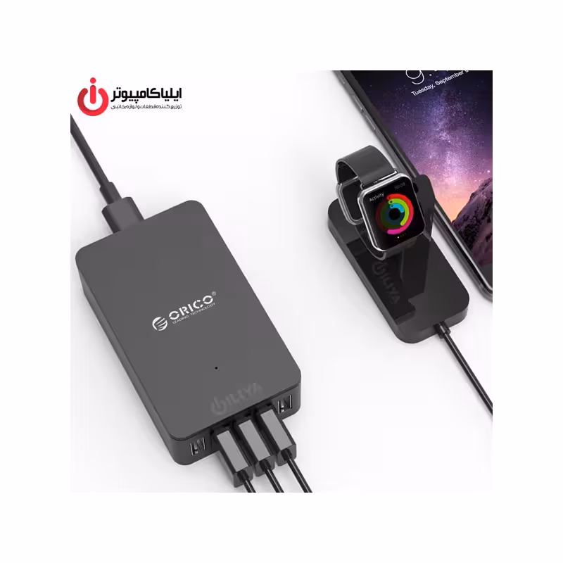 هاب USB هوشمند 5 پورت اوریکو مدل CSE-5U-EU