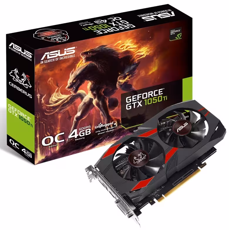 کارت گرافیک ایسوس CERBERUS GTX 1050 TI O4G