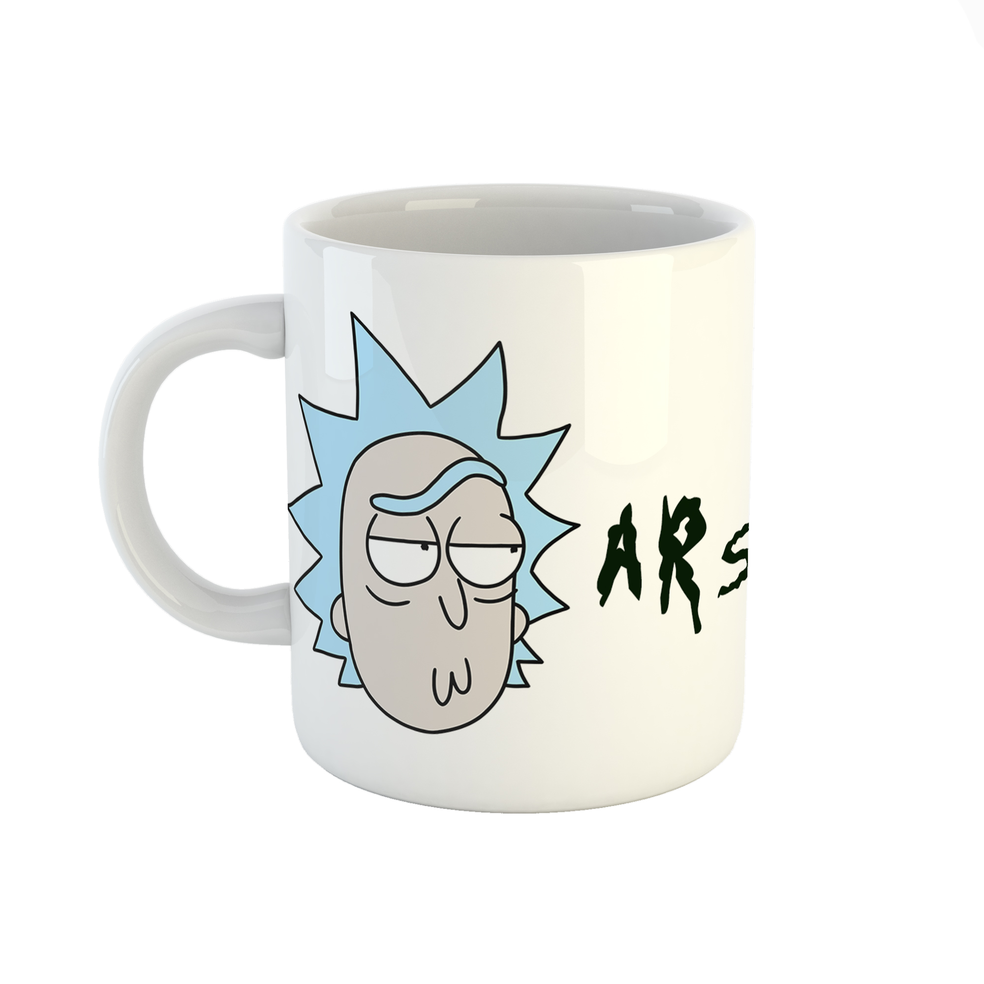 ماگ طرح اسم ارشا مدل rick and morty کد 866