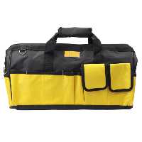 کیف ابزار برزنتی 50 سانتی متری مهر زرد مشکی