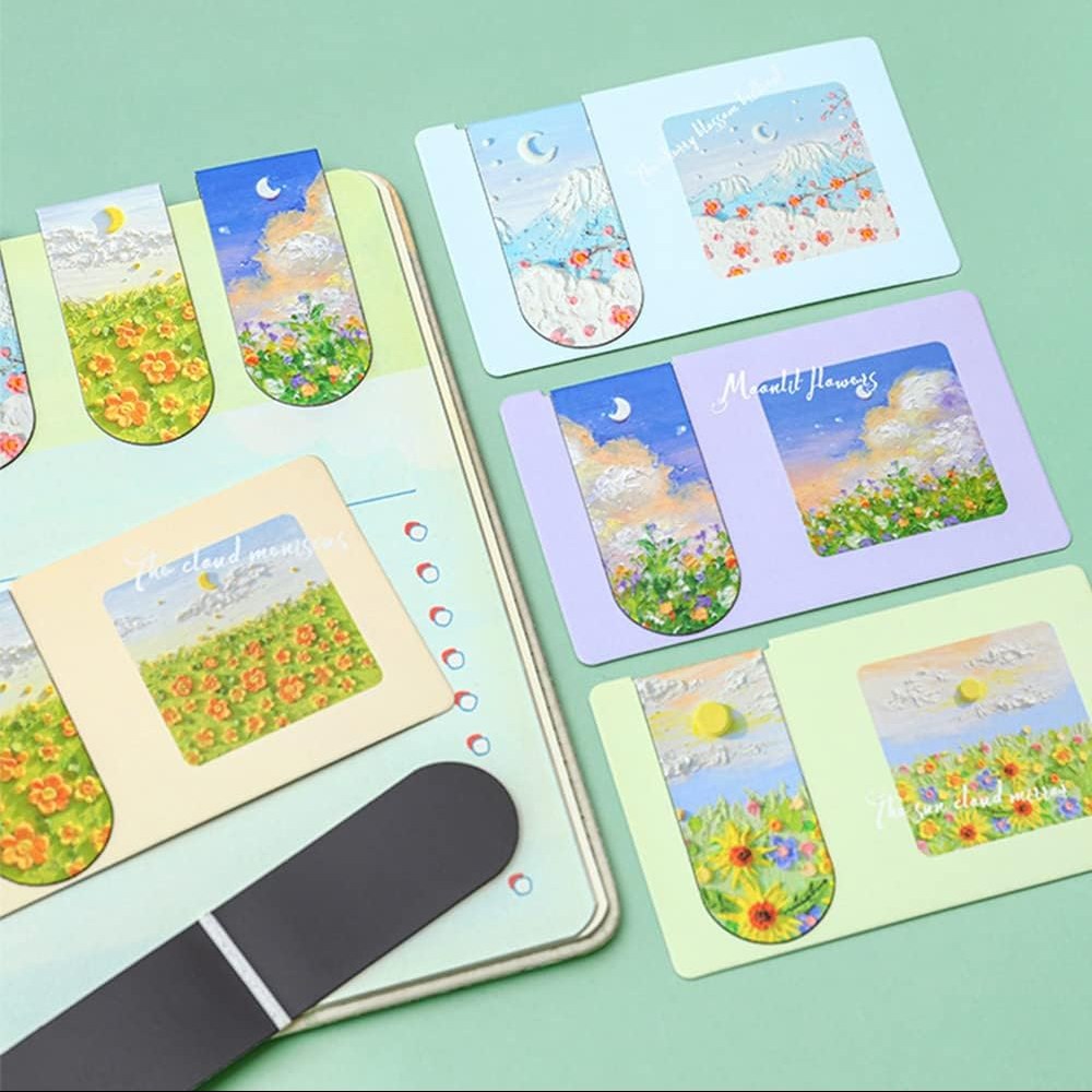 بوکمارک مگنتی طرح تابلو نقاشی در 4 مدل مختلف