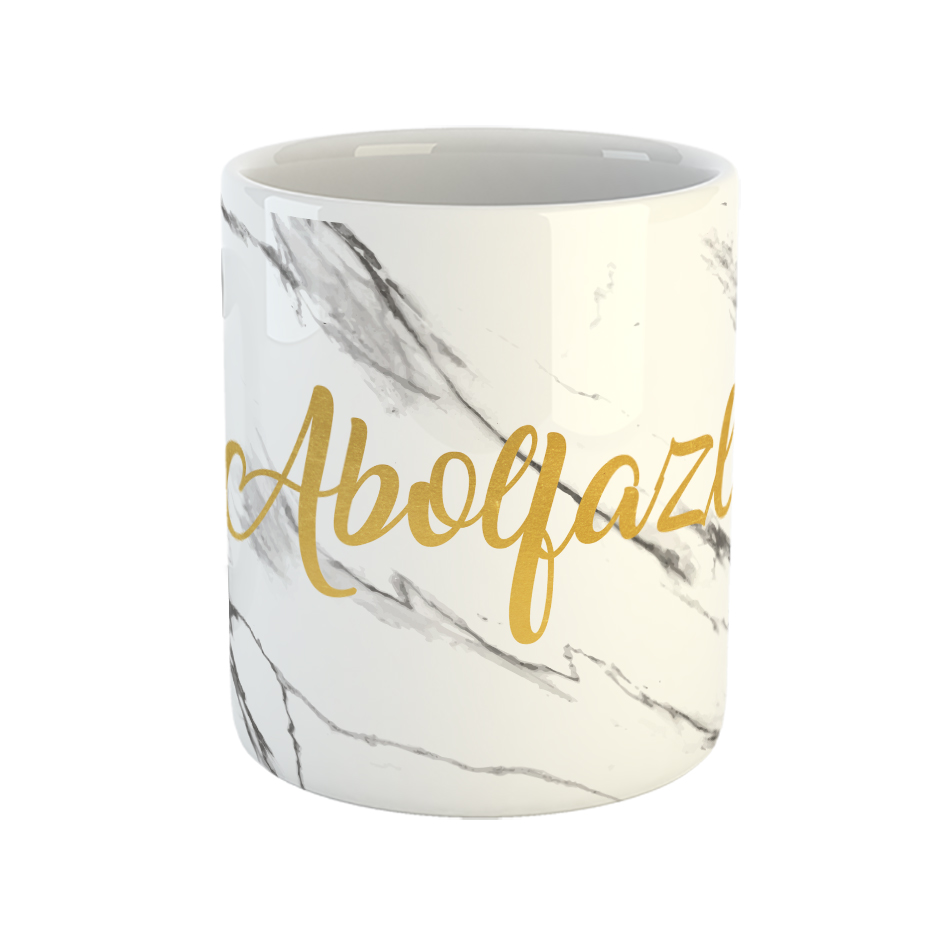 ماگ طرح مرمر مدل ابوالفضل