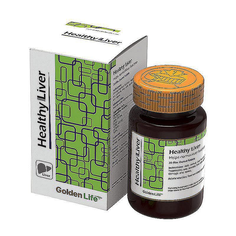 قرص روکشدار هلسی لیور گلدن لایف 30 عدد | Golden Life Healthy Liver 30 F.C Tablets