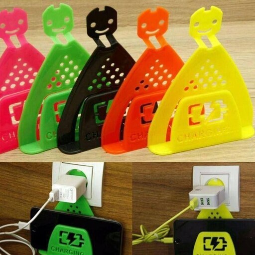 استند شارژ موبایل رنگ سیاه