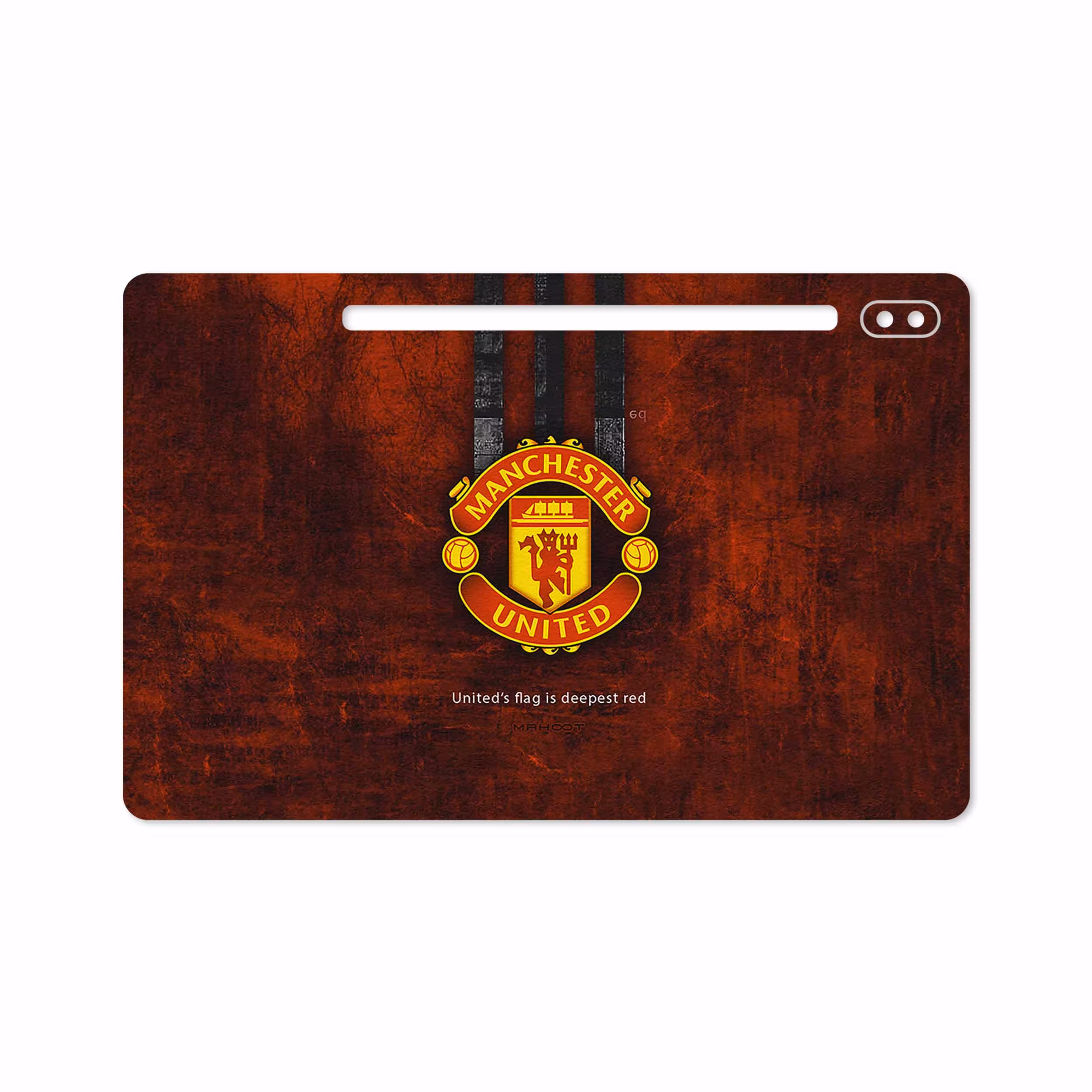 برچسب پوششی ماهوت مدل Manchester-United مناسب برای تبلت سامسونگ Galaxy Tab S6 2019 SM-T860