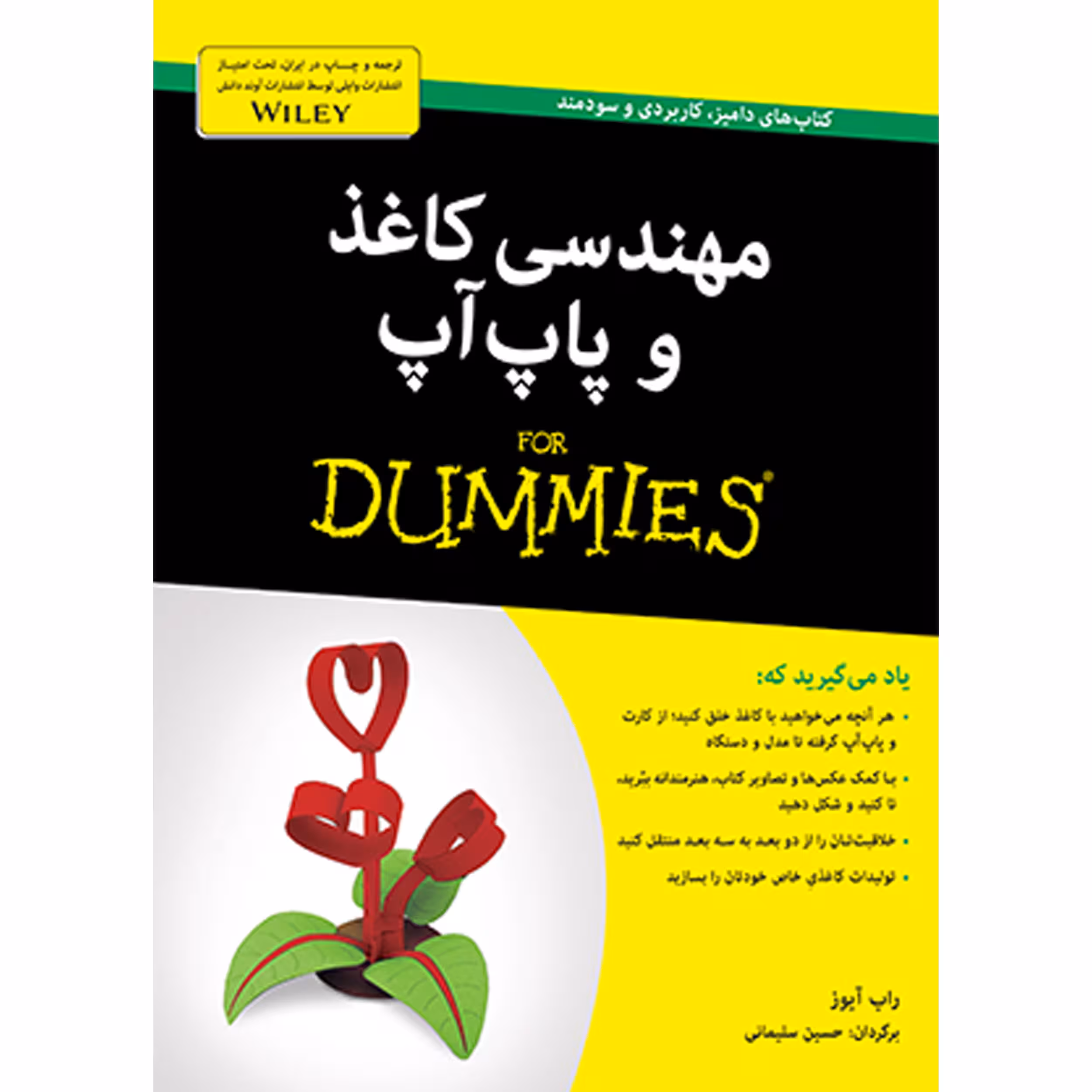 کتاب مهندسی کاغذ و پاپ‌‌آپ دامیز اثر راب آیوز انتشارات آوند دانش