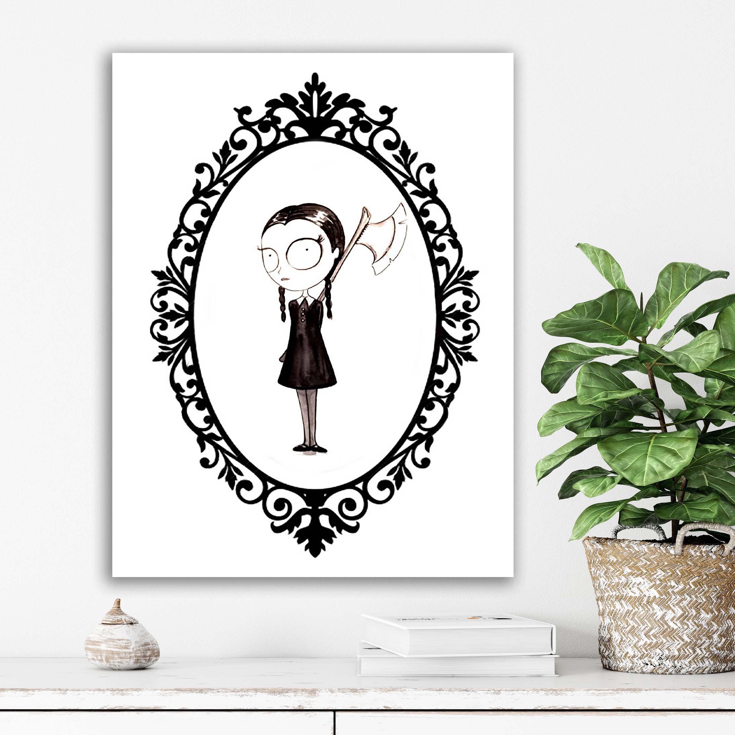 تابلو شاسی آتریسا مدل سریال Wednesday