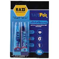 چسب دوقلو شفاف 16 گرم رازی POX