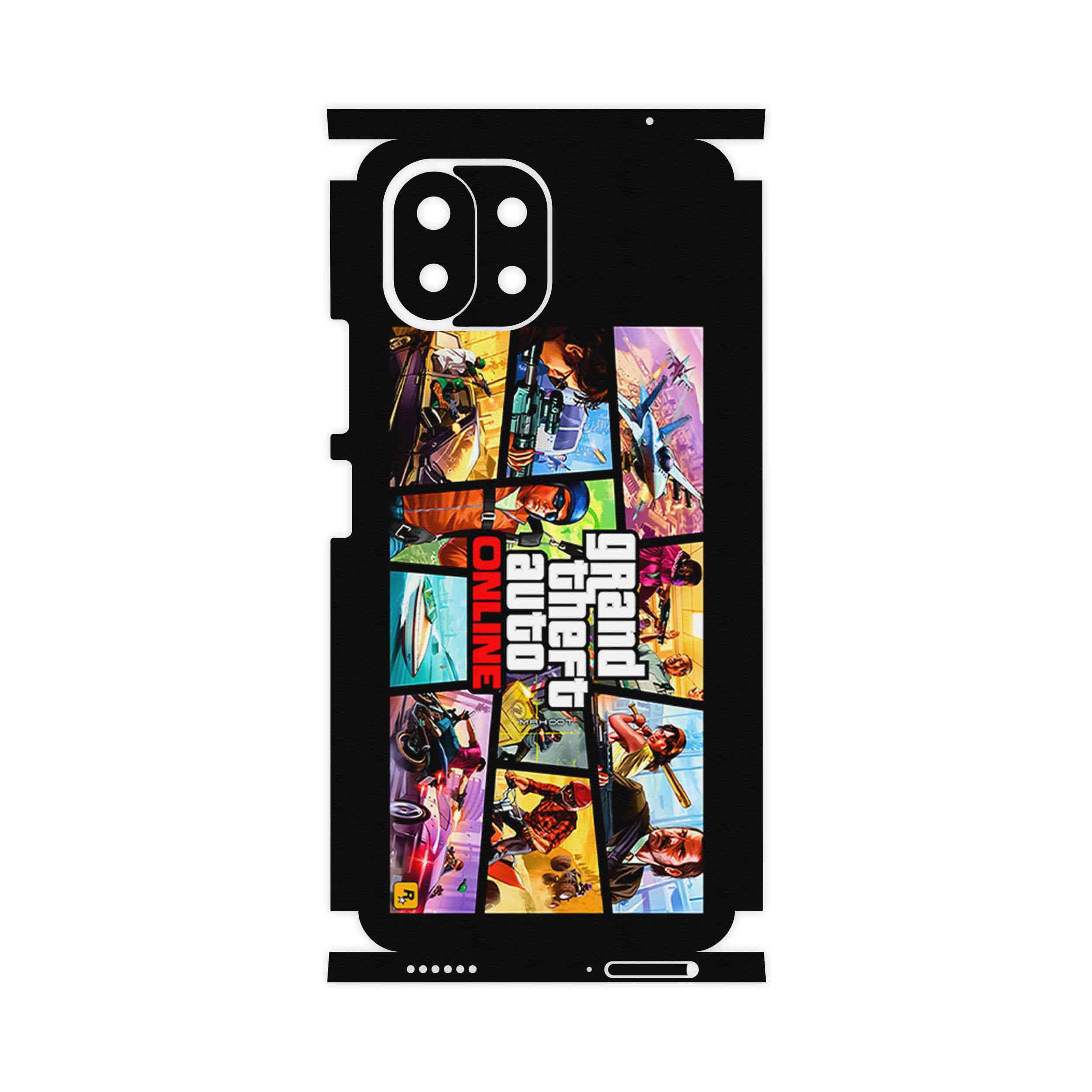 برچسب پوششی ماهوت مدل GTA Online Game Series-FullSkin مناسب برای گوشی موبایل شیائومی 11 Lite 5G NE