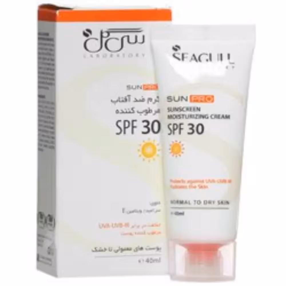 کرم ضد آفتاب مرطوب کننده SPF30 سی گل 40 میلی لیتری