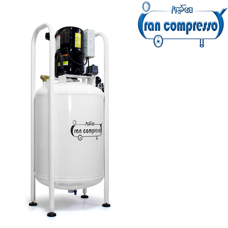 کمپرسور باد 80 لیتری ایستاده هرمتیک سایلنت | موتور 2.5 اسب بخار