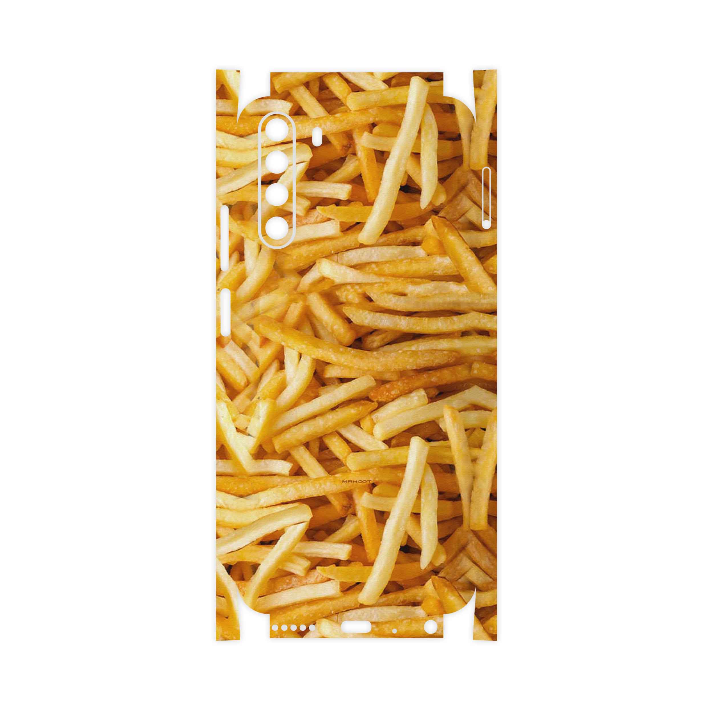 برچسب پوششی ماهوت مدل French fries-FullSkin مناسب برای گوشی موبایل جی پلاس X10