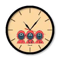 ساعت‌ دیواری راویتا طرح بازی مرکب کد 3317