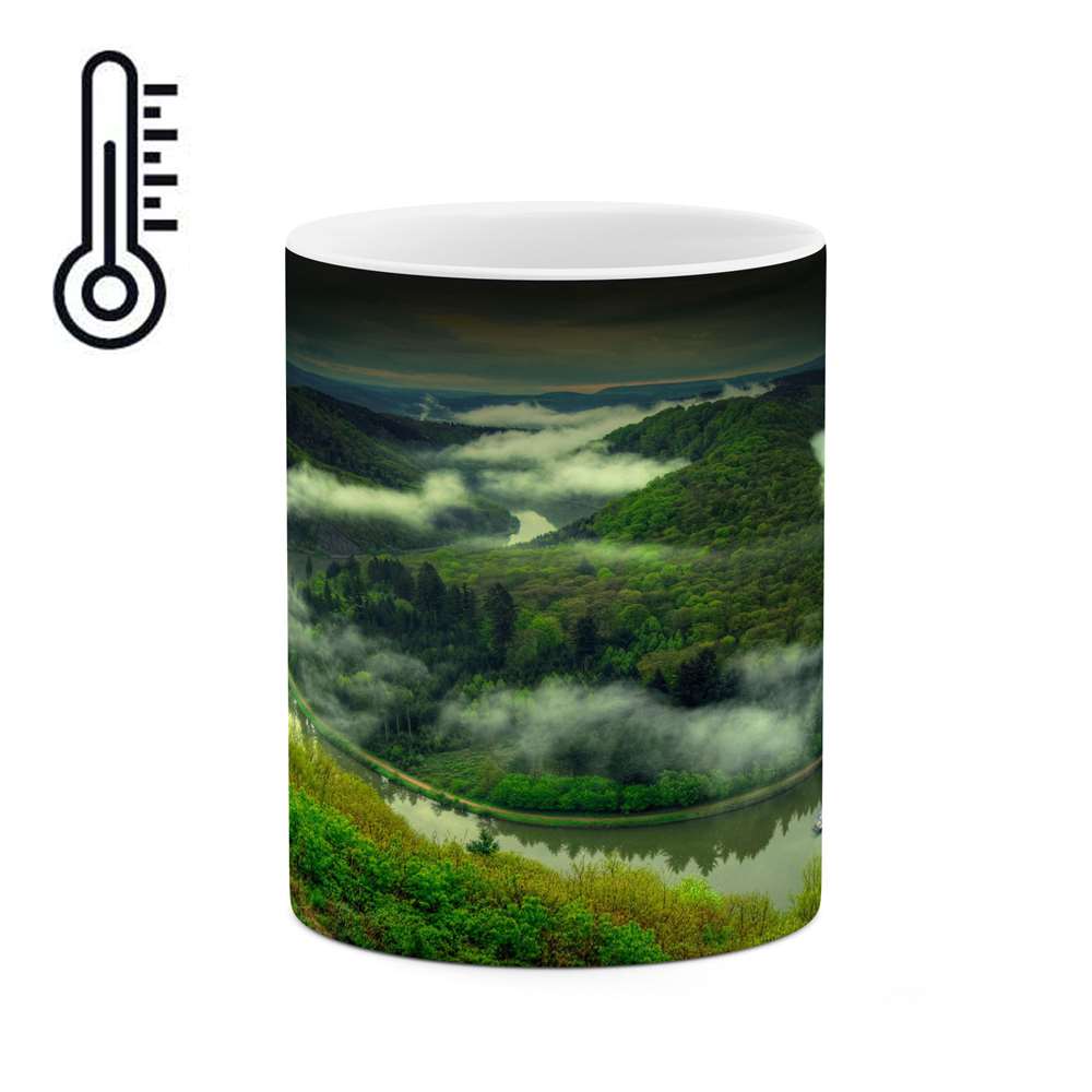 ماگ حرارتی کاکتی طرح منظره مدل mgh13150