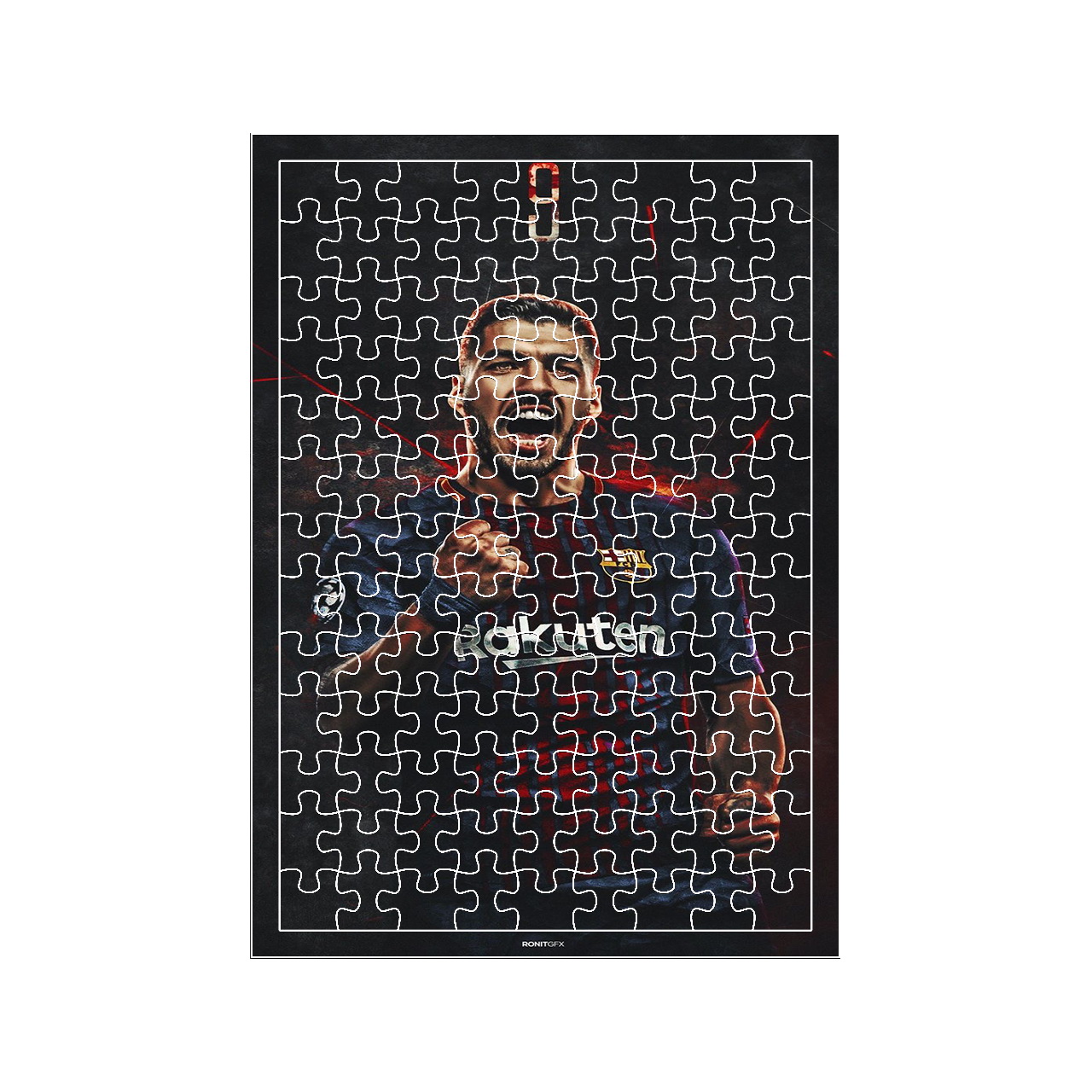 پازل 117 تکه مدل فوتبالیست کد 521