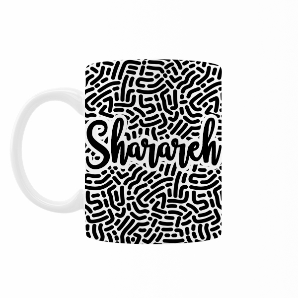 ماگ رژارت مدل اسم شراره