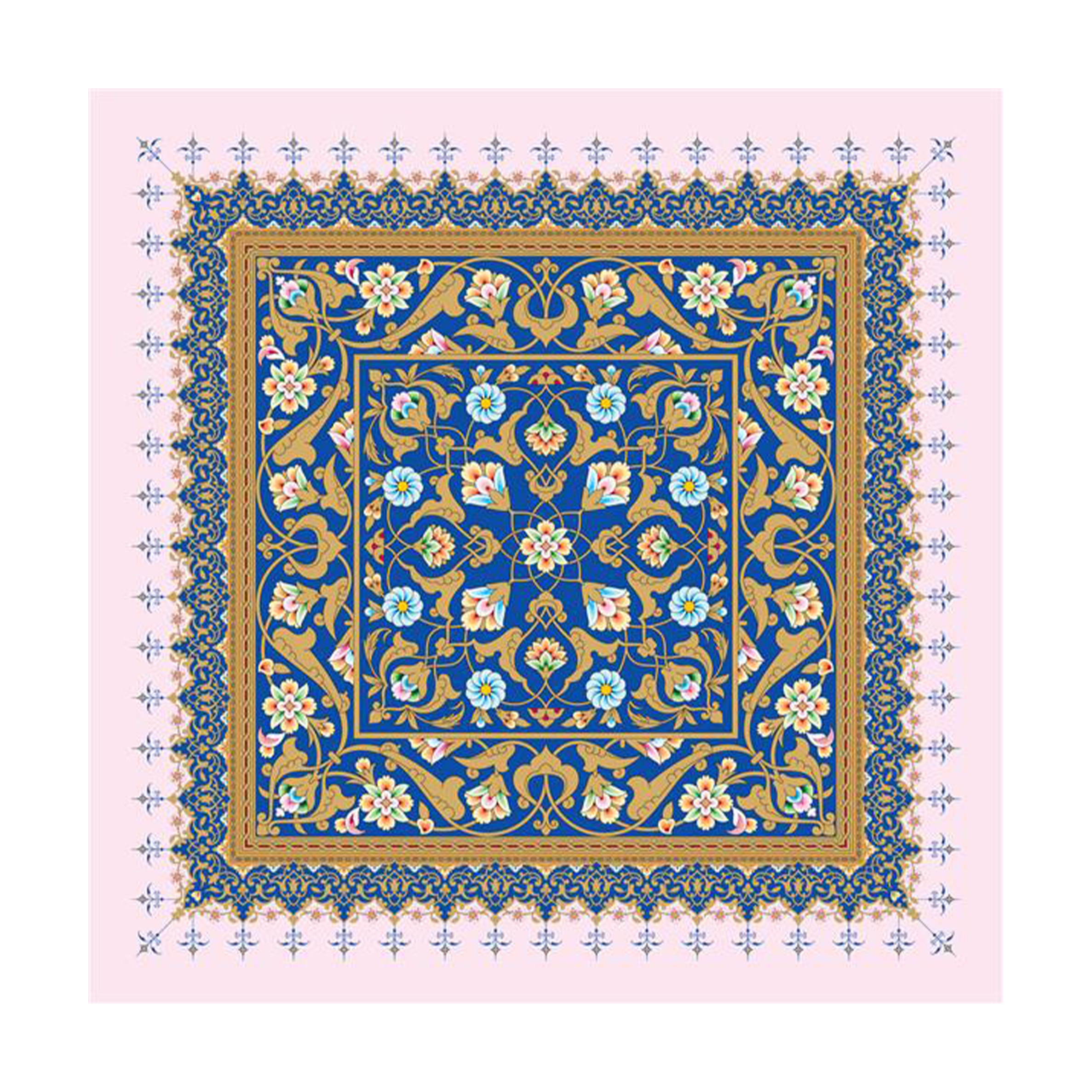 کاشی گلاک مدل اسلیمی طرح سنتی ایرانی کد TT139