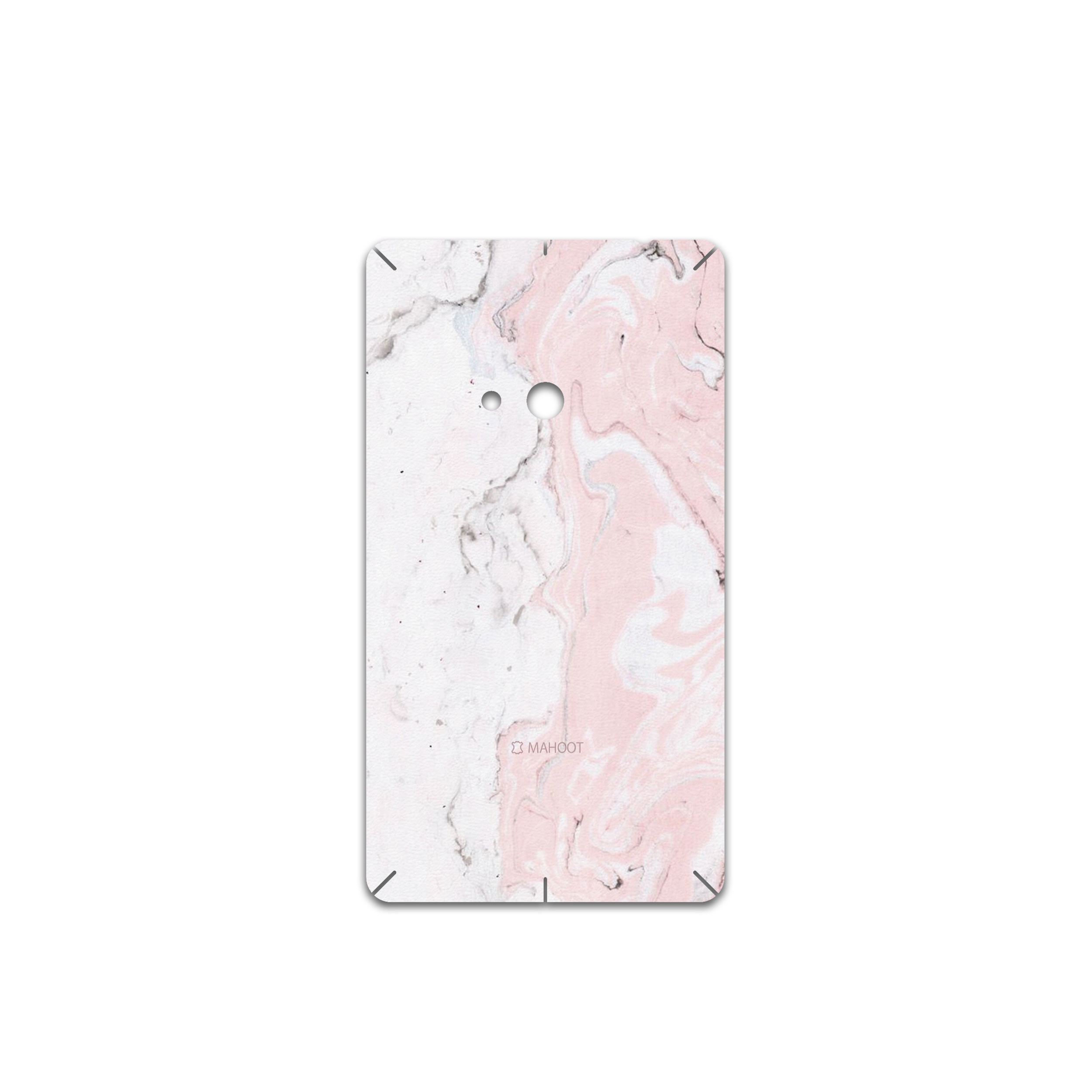 برچسب پوششی ماهوت مدل Blanco-Pink-Marble مناسب برای گوشی موبایل نوکیا Lumia 625