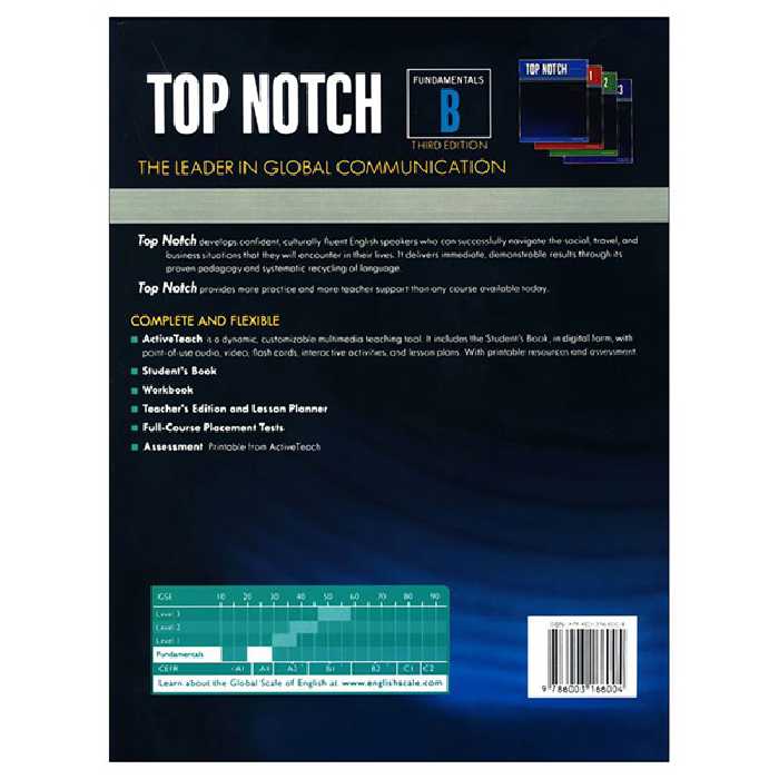 کتاب Top Notch 3rd Fundamentals B اثر Joan Saslow and Allen Ascher انتشارات شیلر