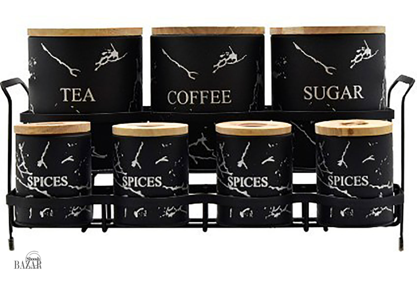 سرویس پاسماوری 8 پارچه طرح ماربل بی وی کی کد 865581