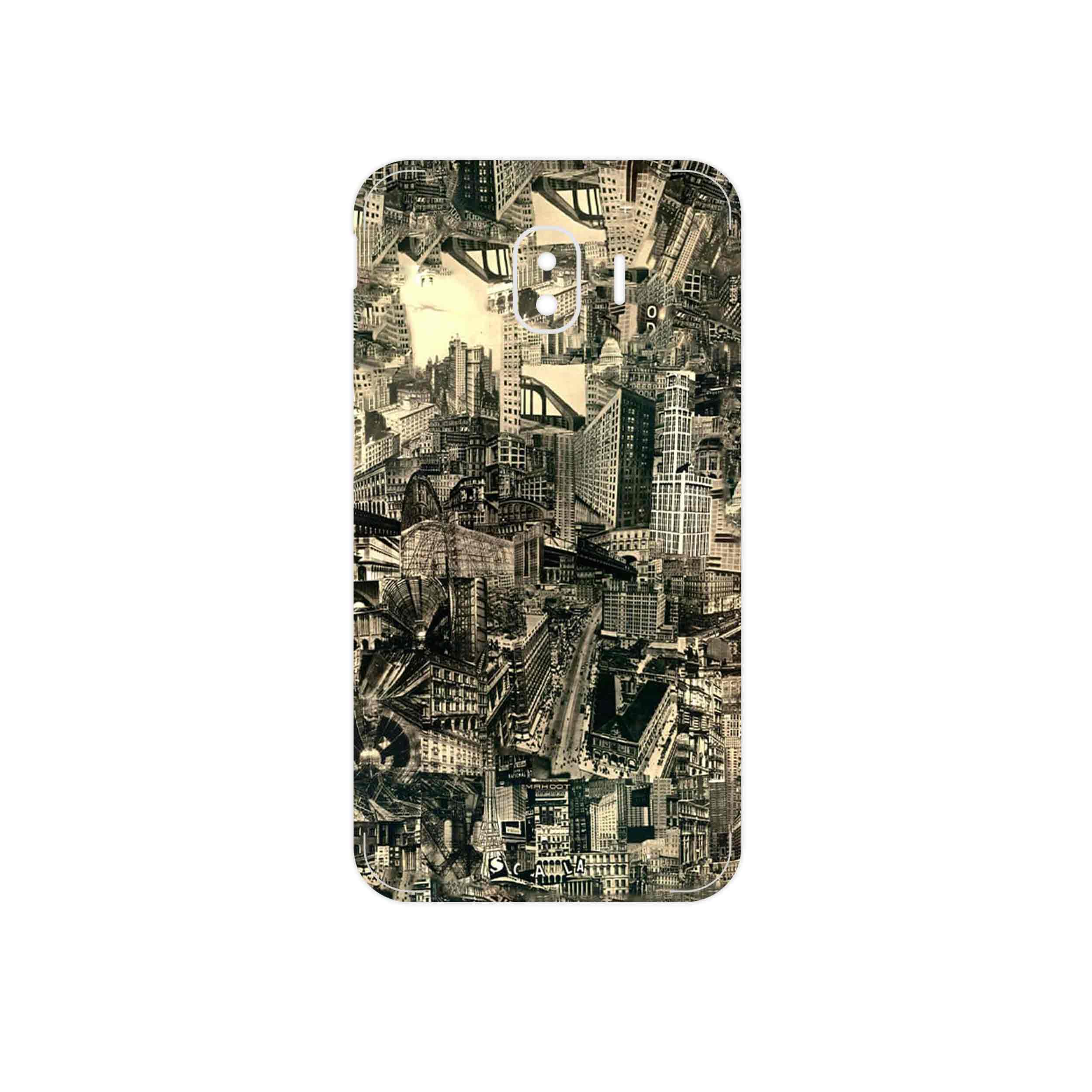 برچسب پوششی ماهوت مدل Collage of Skyscraper مناسب برای گوشی موبایل سامسونگ Galaxy J2 Pro 2018