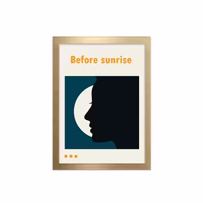 تابلو طرح فیلم before sunrise