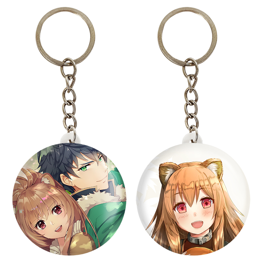 جاکلیدی خندالو مدل رافتالیا و نائوفومی انیمه ظهور قهرمان سپر کد 1597215967 مجموعه 2 عددی