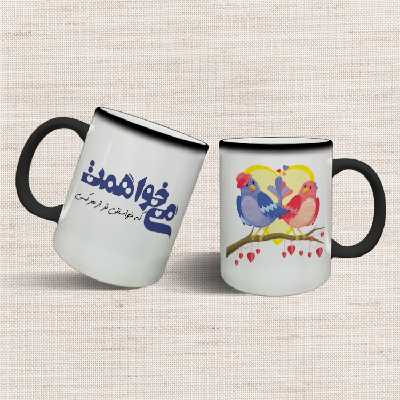 ماگ حرارتی مدل عاشقانه کد 222