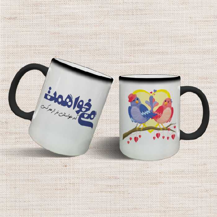 ماگ حرارتی مدل عاشقانه کد 222