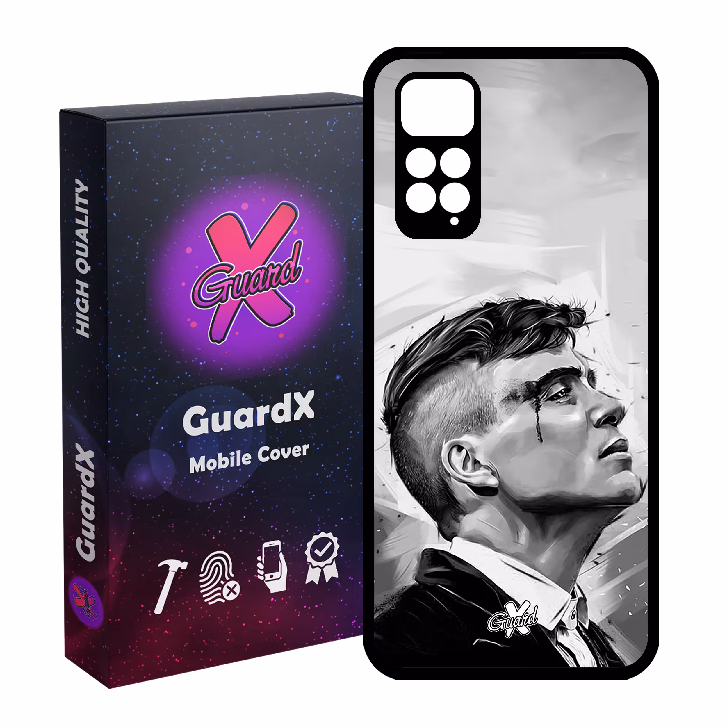کاور گارد ایکس طرح Peaky Blinders مدل Glass10132 مناسب برای گوشی موبایل شیائومی Redmi Note 11S/ Note 11 4G