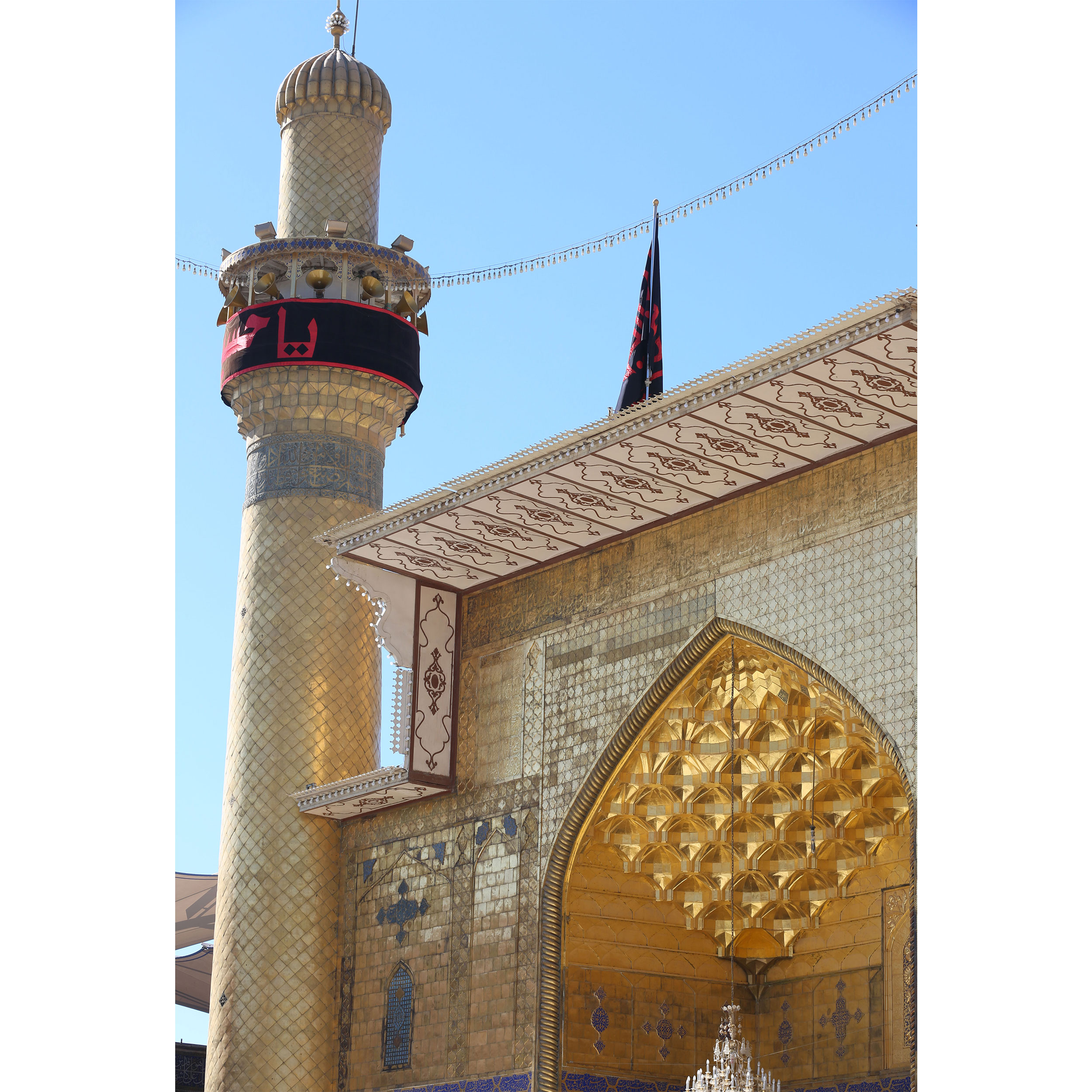 تابلو شاسی مدل حرم و گلدسته کد T4092