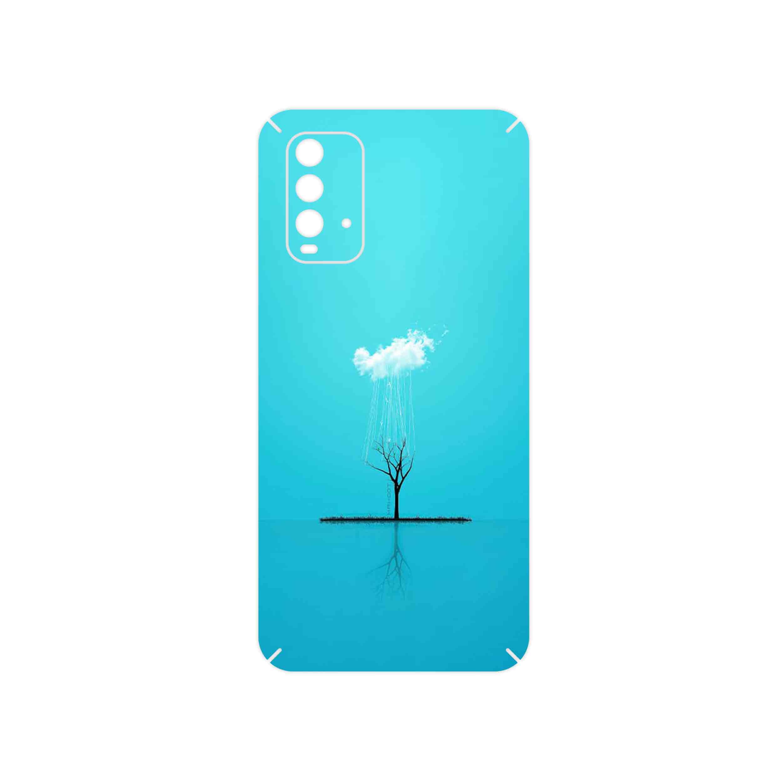 برچسب پوششی ماهوت مدل Minimal Tree مناسب برای گوشی موبایل شیائومی Redmi 9T