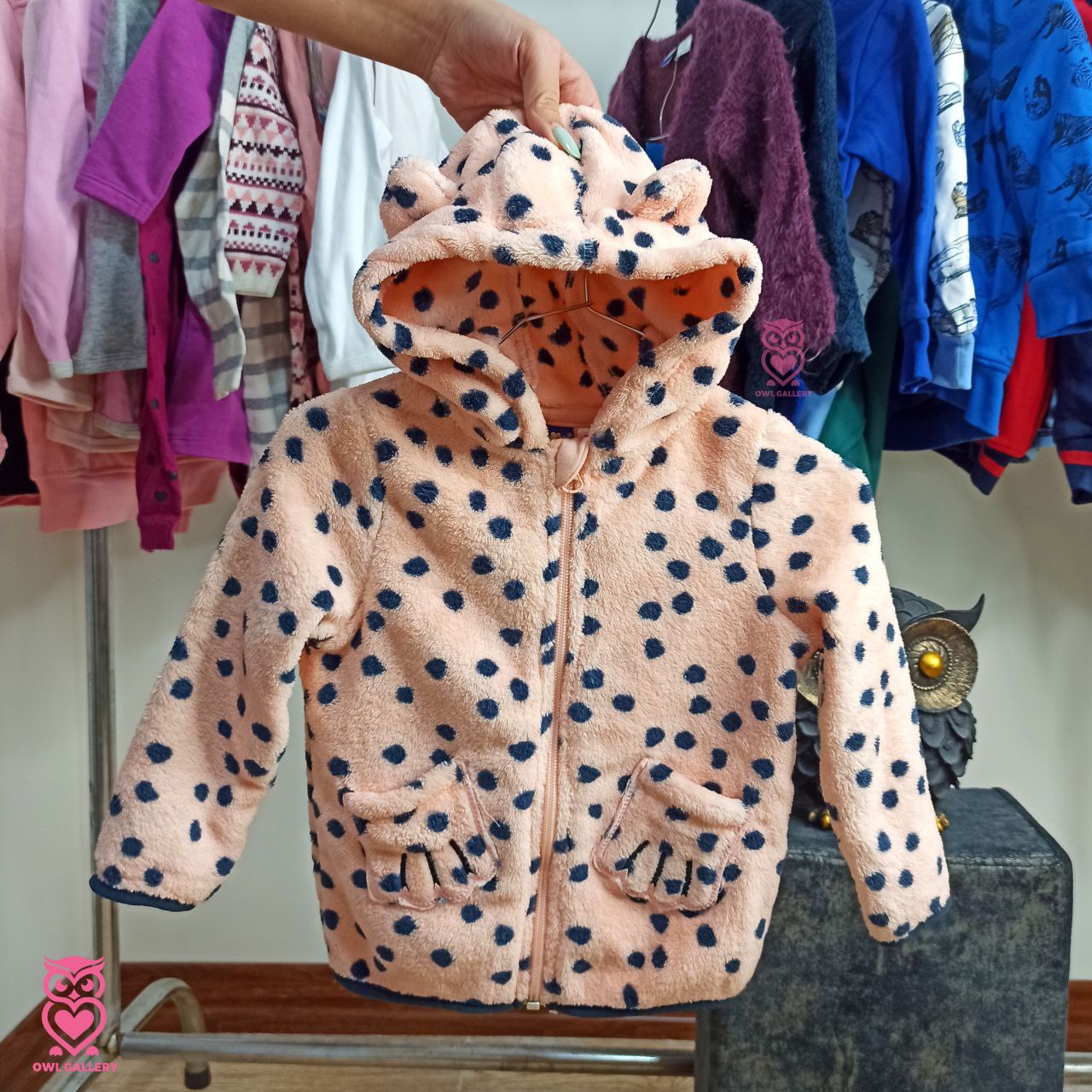 سویشرت کلاه دار تدی بهاره برند لوپیلو lupilu آلمان  صد در صد نخ