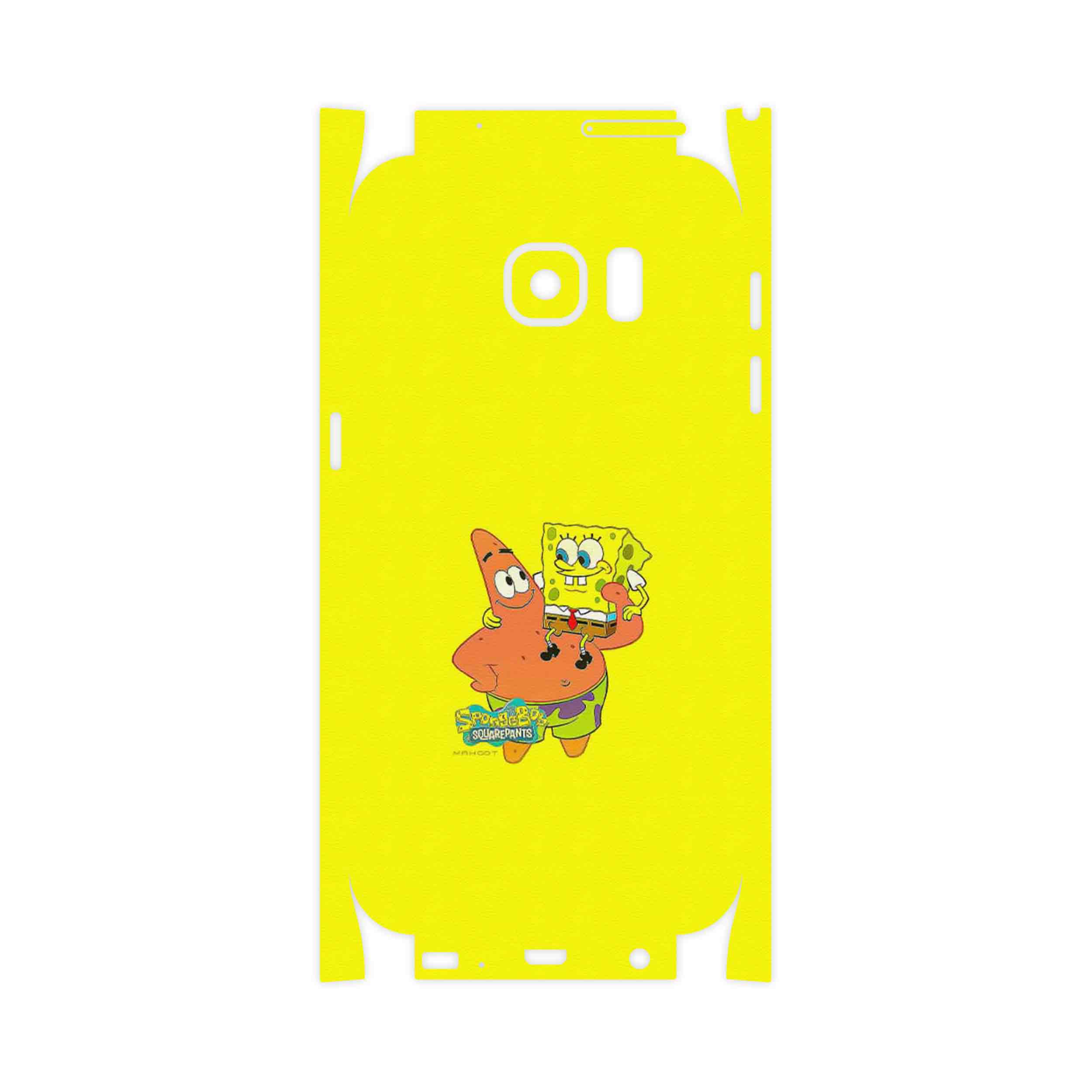 برچسب پوششی ماهوت مدل SpongeBob SquarePants-FullSkin مناسب برای گوشی موبایل سامسونگ Galaxy S7