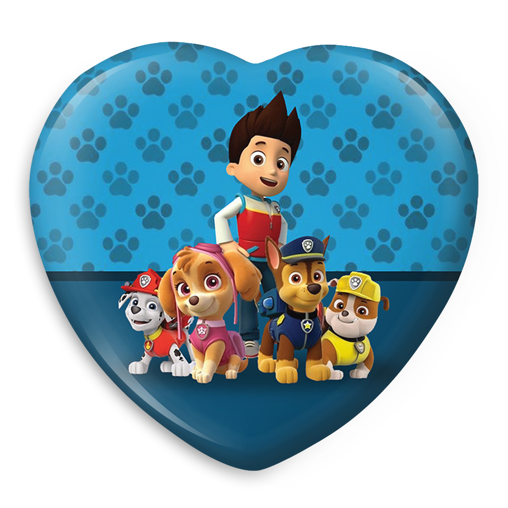 پیکسل خندالو طرح سگ های نگهبان Paw Patrol مدل قلبی کد 4716