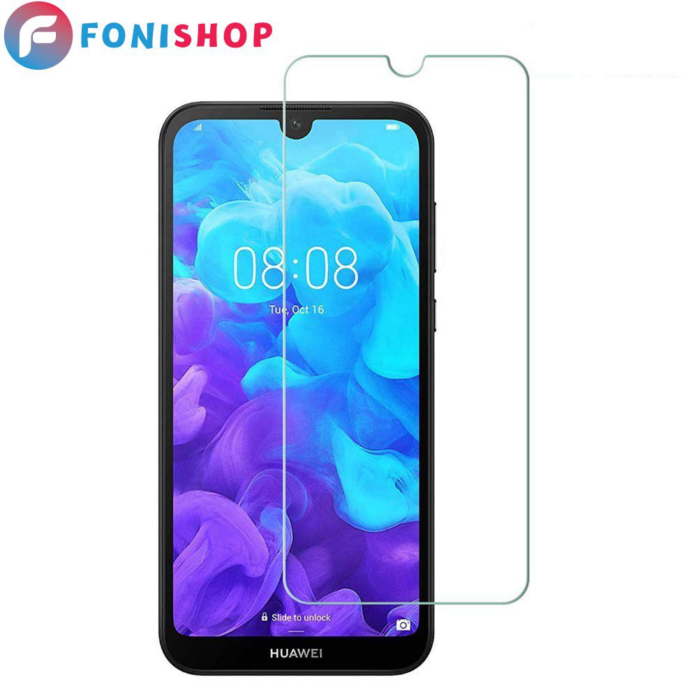 گلس محافظ صفحه نمایش شیشه ای معمولی هواوی Huawei Y5 2019