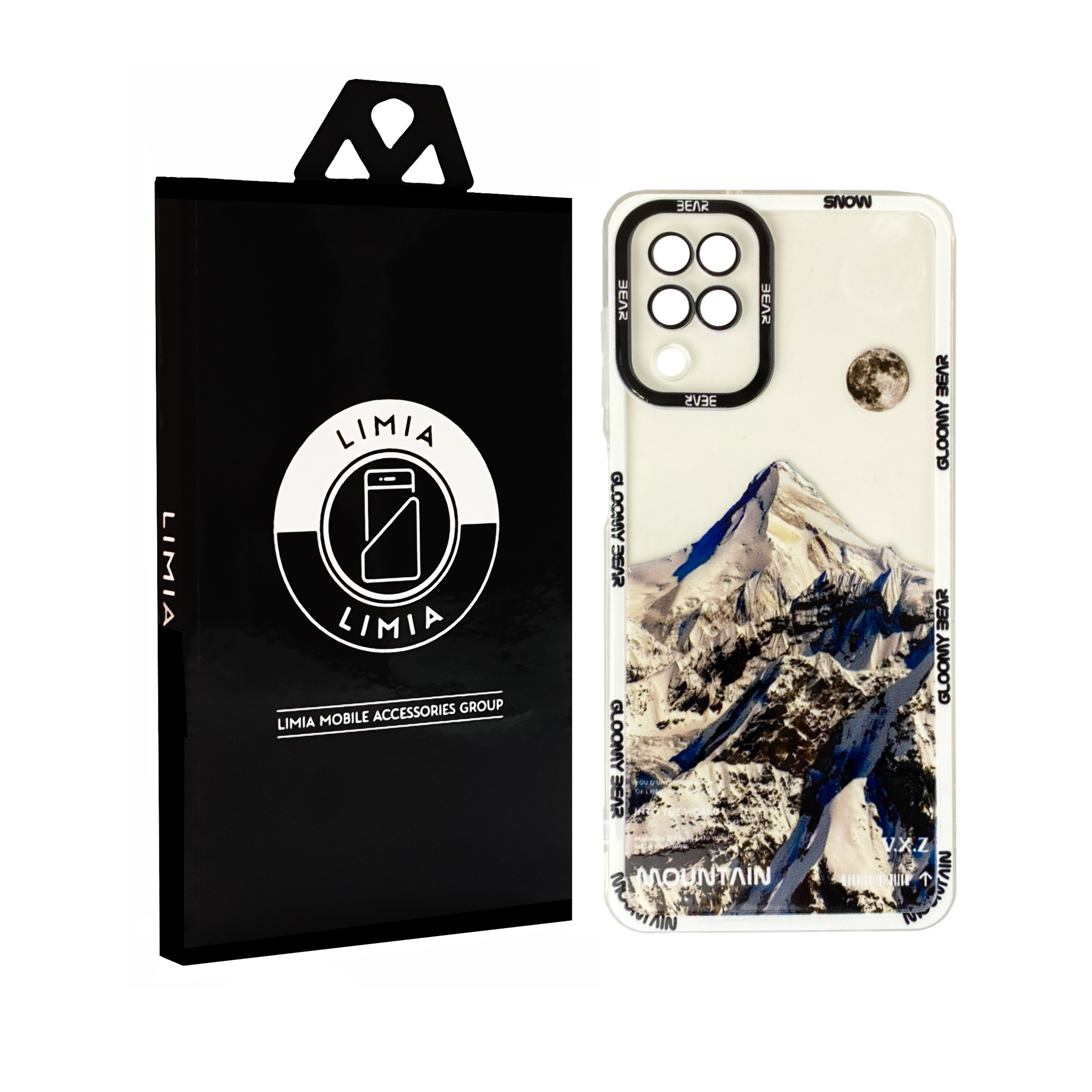 کاور لیمیا مدل فانتزی لنزدار ژله ای طرح کوهستانی کد 328 مناسب برای گوشی موبایل سامسونگ Galaxy A12/M12/A12 Nacho