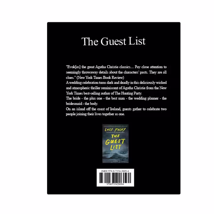 کتاب The Guest List اثر Lucy Foley انتشارات نبض دانش